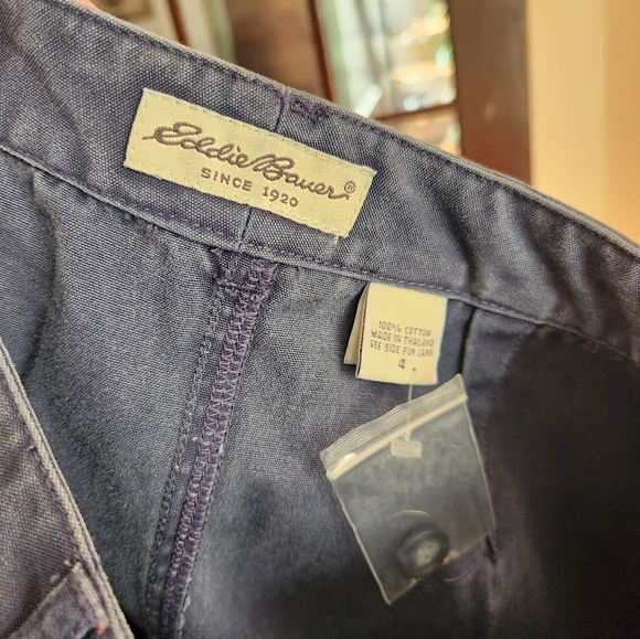 Eddie Bauer Slate Blus Button-Down Full Skirt - Picture 3 of 3